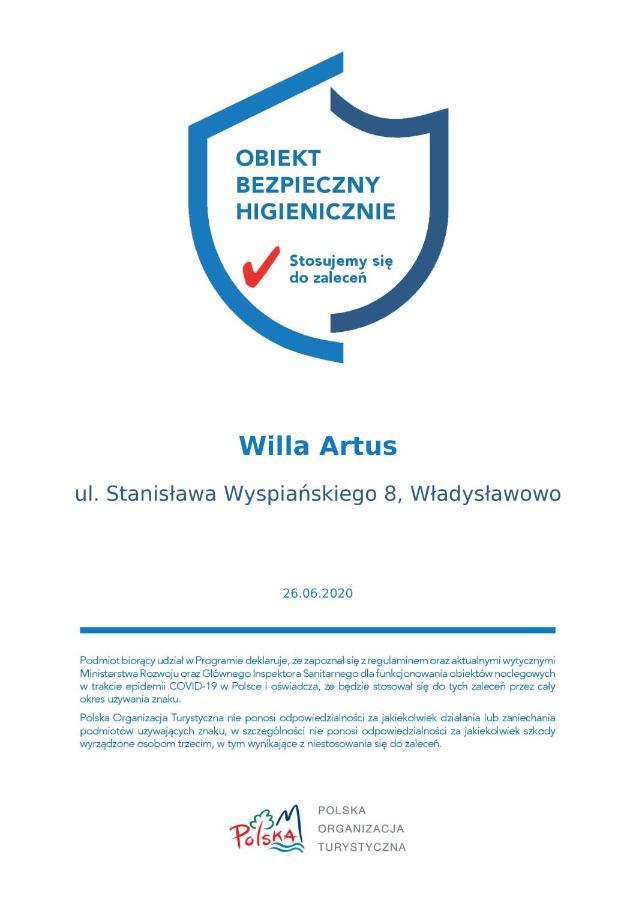Willa Artus Władysławowo المظهر الخارجي الصورة